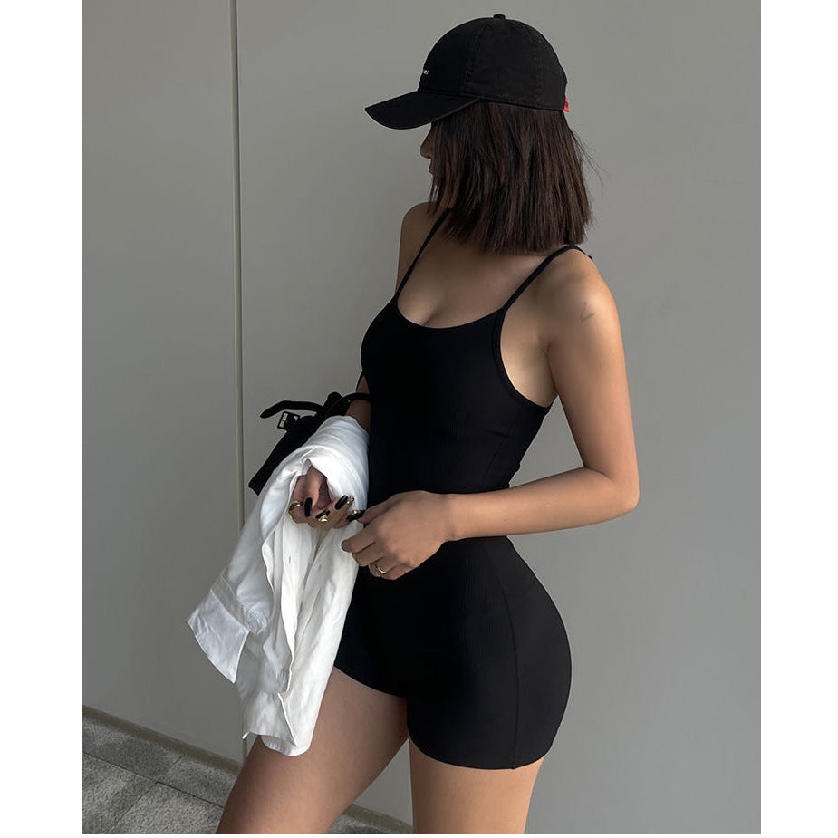 All-matching Summer Waist Bag Slim Fit Sweet And Spicy Niche One-piece Shorts